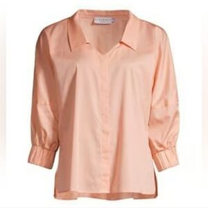 Harshman NOVIA BLOUSE SIZE Large NWT ROSE CLOUD
